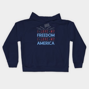 I Love My Freedom... Kids Hoodie